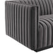 Conjure Channel Tufted Performance Velvet Left-Arm Chair - view 18