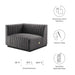 Conjure Channel Tufted Performance Velvet Left-Arm Chair - view 15