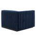 Conjure Channel Tufted Performance Velvet Left-Arm Chair - view 22