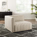 Conjure Channel Tufted Upholstered Fabric Left-Arm Chair - Modway \living\sectionals