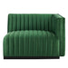 Conjure Channel Tufted Performance Velvet Right-Arm Chair - view 11