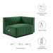 Conjure Channel Tufted Performance Velvet Right-Arm Chair - view 9
