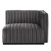 Conjure Channel Tufted Performance Velvet Right-Arm Chair - view 17