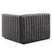 Conjure Channel Tufted Performance Velvet Right-Arm Chair - view 16