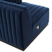 Conjure Channel Tufted Performance Velvet Right-Arm Chair - view 24