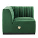 Conjure Channel Tufted Performance Velvet Left Corner Chair - view 10