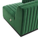 Conjure Channel Tufted Performance Velvet Left Corner Chair - view 12
