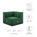 Conjure Channel Tufted Performance Velvet Left Corner Chair - view 9
