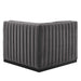 Conjure Channel Tufted Performance Velvet Left Corner Chair - view 17