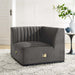 Conjure Channel Tufted Performance Velvet Left Corner Chair - view 13