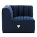 Conjure Channel Tufted Performance Velvet Left Corner Chair - view 22