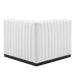 Conjure Channel Tufted Upholstered Fabric Left Corner Chair - view 17