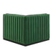 Conjure Channel Tufted Performance Velvet Right Corner Chair - view 11