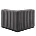 Conjure Channel Tufted Performance Velvet Right Corner Chair - view 17