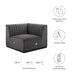 Conjure Channel Tufted Performance Velvet Right Corner Chair - view 15