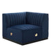 Conjure Channel Tufted Performance Velvet Right Corner Chair - view 20