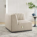 Conjure Channel Tufted Upholstered Fabric Right Corner Chair - Modway \living\sectionals