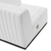 Conjure Channel Tufted Upholstered Fabric Right Corner Chair - view 18