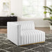 Conjure Channel Tufted Performance Velvet Left-Arm Chair - view 25