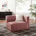 Conjure Channel Tufted Performance Velvet Right-Arm Chair - view 7