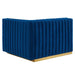 Conjure Channel Tufted Performance Velvet Right-Arm Chair - view 22