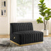 Conjure Channel Tufted Performance Velvet Armless Chair - Modway \living\sectionals