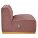 Conjure Channel Tufted Performance Velvet Armless Chair - view 11