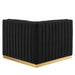 Conjure Channel Tufted Performance Velvet Right Corner Chair - view 5