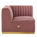 Conjure Channel Tufted Performance Velvet Right Corner Chair - view 10