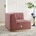 Conjure Channel Tufted Performance Velvet Right Corner Chair - view 7