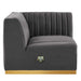 Conjure Channel Tufted Performance Velvet Right Corner Chair - view 16