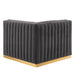 Conjure Channel Tufted Performance Velvet Right Corner Chair - view 17