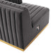 Conjure Channel Tufted Performance Velvet Right Corner Chair - view 18