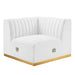 Conjure Channel Tufted Performance Velvet Right Corner Chair - view 26