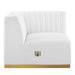 Conjure Channel Tufted Performance Velvet Right Corner Chair - view 28