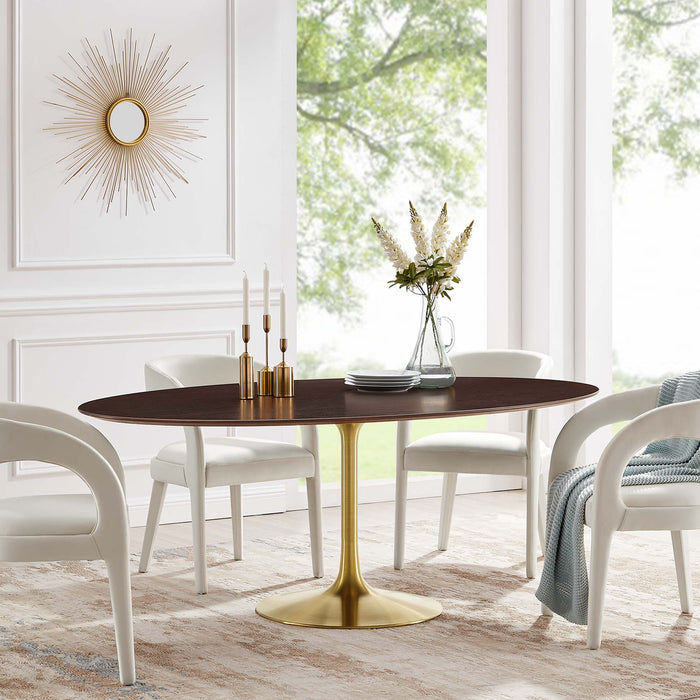 Lippa Oval Wood Dining Table
