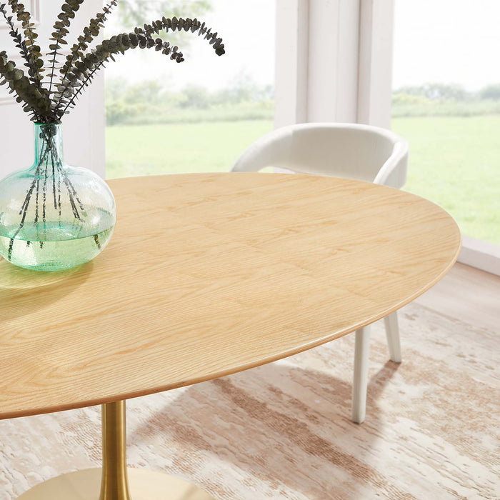 Lippa Oval Wood Dining Table