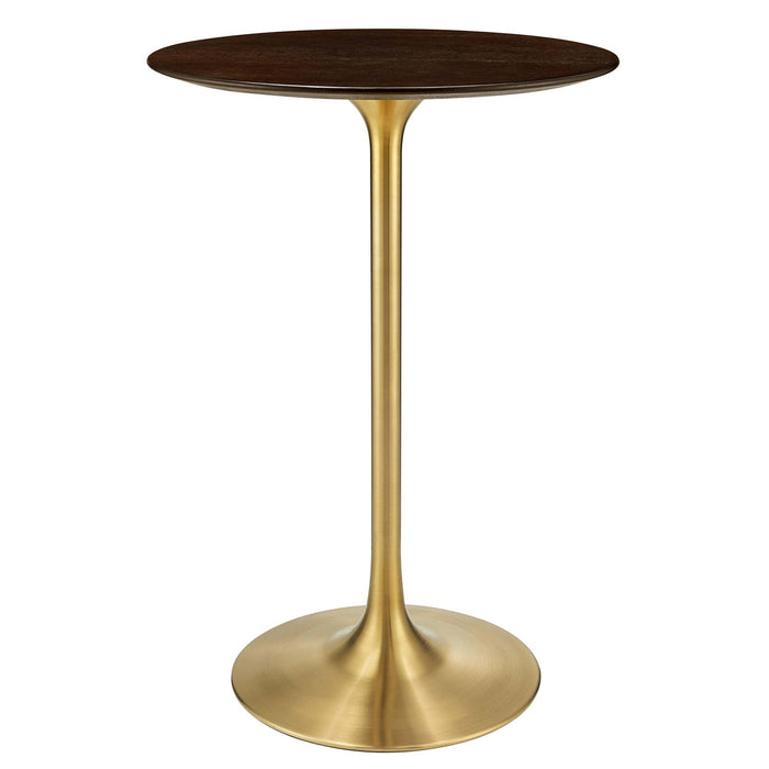 Modway Lippa Round Wood Bar Table Living Room Furniture - View 61