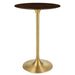Modway Lippa Round Wood Bar Table Living Room Furniture - View 61
