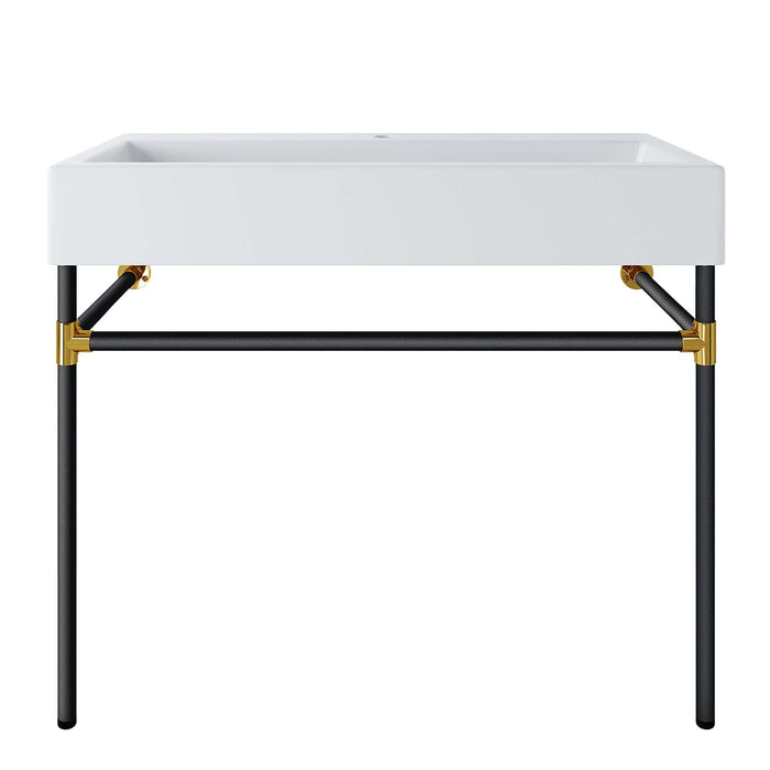 Redeem Wall-Mount Bathroom Vanity Basin Included