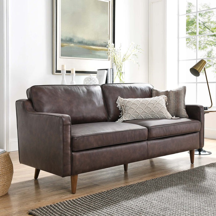 Impart Genuine Leather Sofa - Modway \living\sofas