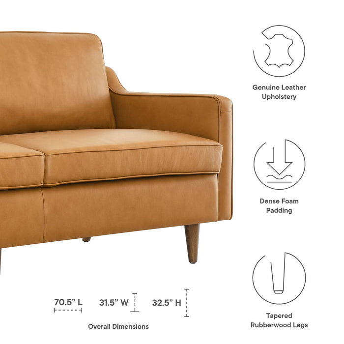 Impart Genuine Leather Sofa - view 11