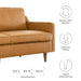 Impart Genuine Leather Sofa - view 11