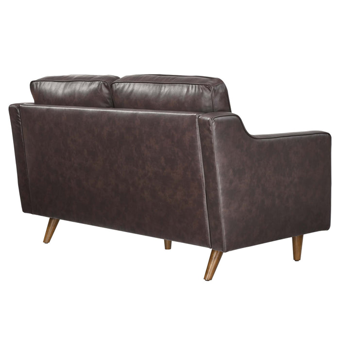Impart Genuine Leather Loveseat - view 6