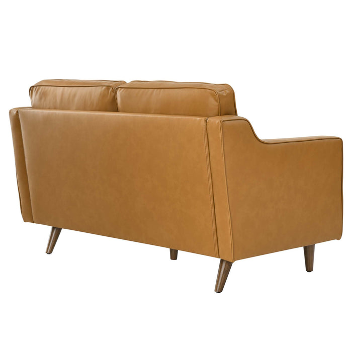 Impart Genuine Leather Loveseat - view 14