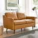 Impart Genuine Leather Loveseat - view 9