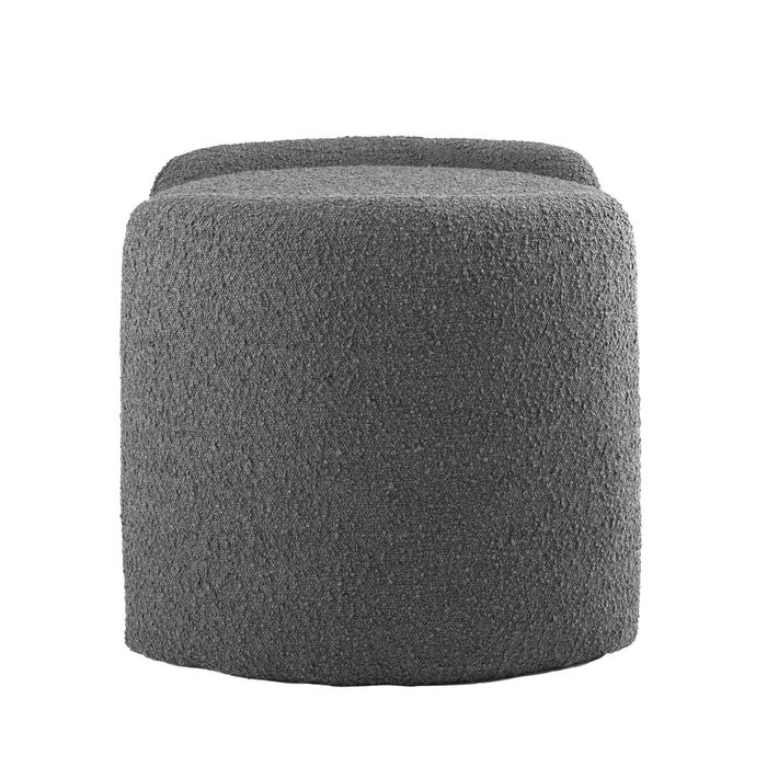 Modway Nebula Boucle Upholstered Ottoman Living Room Furniture - Lifestyle View