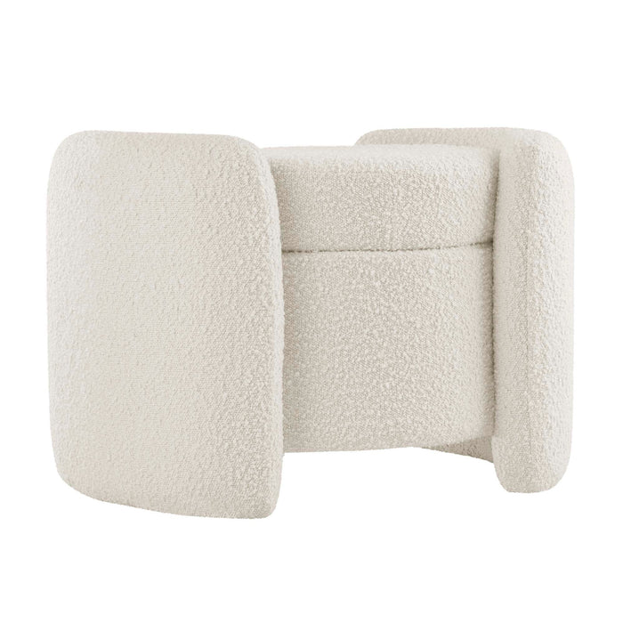 Modway Nebula Boucle Upholstered Ottoman Living Room Furniture - View 19