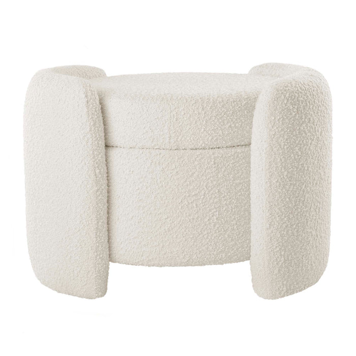 Modway Nebula Boucle Upholstered Ottoman Living Room Furniture - View 15