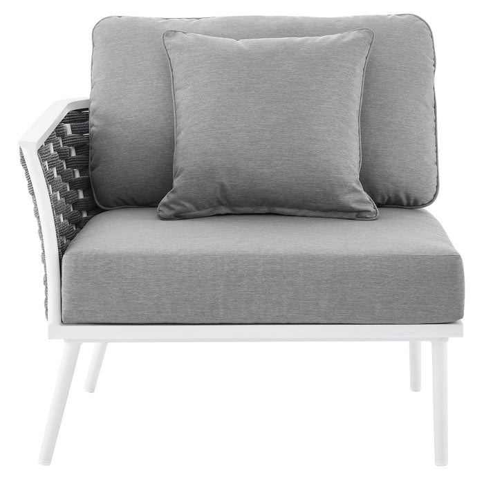 Stance Outdoor Patio Aluminum Left-Facing Armchair - view 7